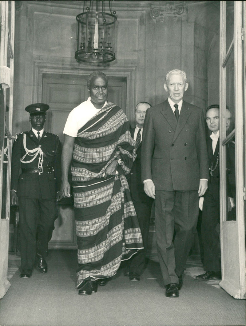 French diplomat and politician Couve de Murville - Vintage Photograph