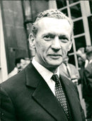 French diplomat and politician Couve de Murville - Vintage Photograph