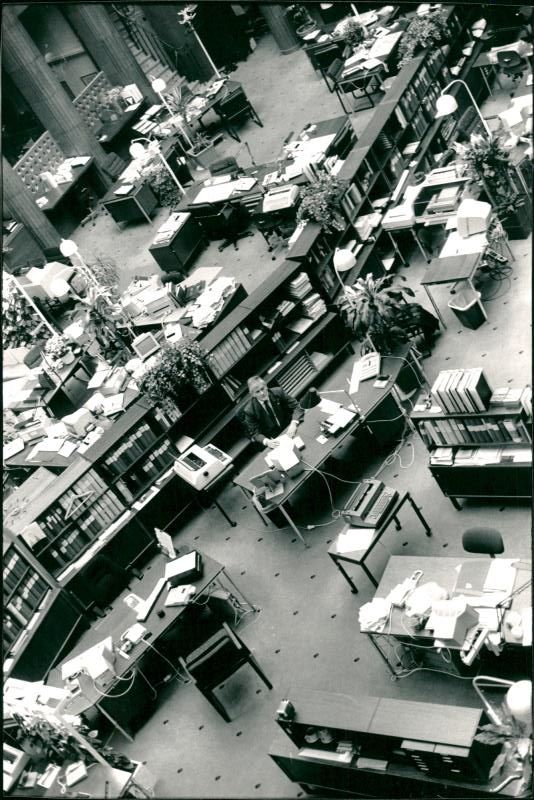 Bank Strike - Vintage Photograph