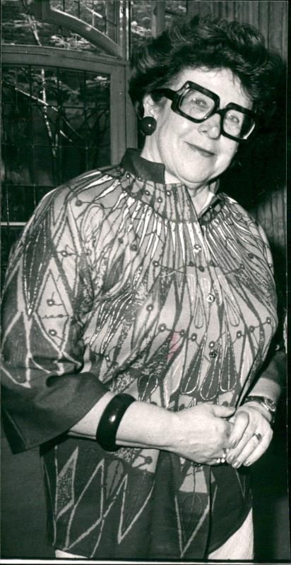 Eva Åsbrink, politician - Vintage Photograph