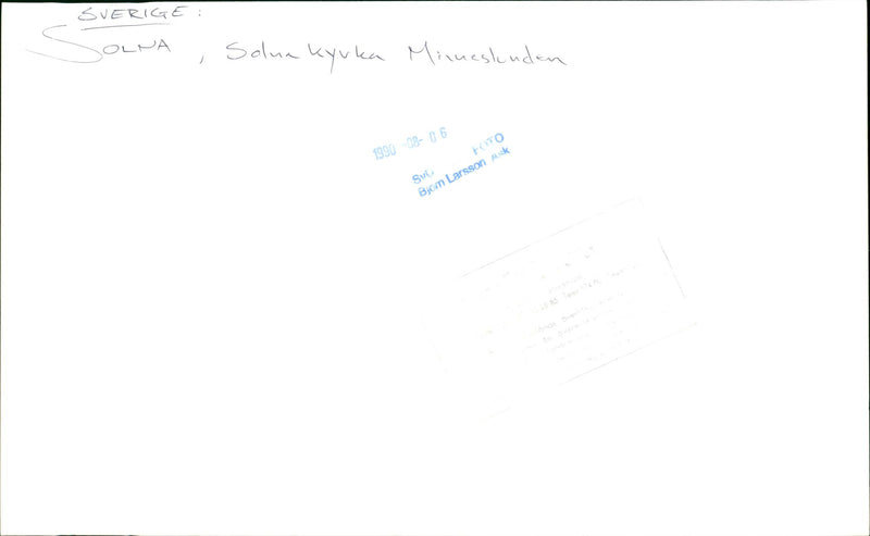 Solna city - Vintage Photograph