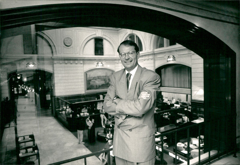 Arne Mårtensson, CEO Handelsbanken. - Vintage Photograph