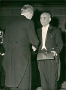 1956 AND MEDICINE OVERLAYS CONCERT HALL YEARS ANDRE COURNAND KING NOB NOBEL - Vintage Photograph