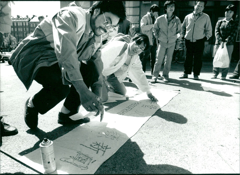 Demonstrations 1990 -1994 - Vintage Photograph