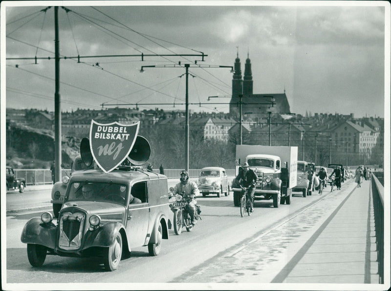 Stockholm Demonstration - Vintage Photograph