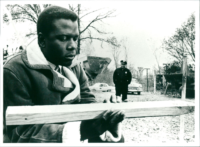 Sidney Poitier USA actor and director - Vintage Photograph