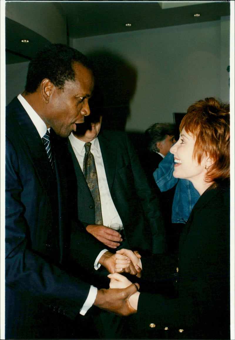 Sidney Poitier USA actor and director - Vintage Photograph