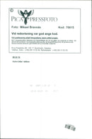 Volvo cars in action - Vintage Photograph