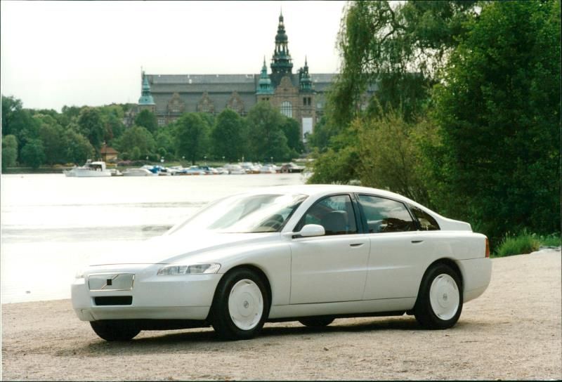 Volvo's new electric car - Vintage Photograph