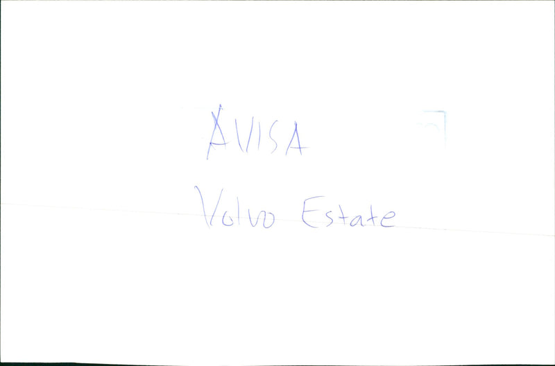 Volvo Estate - Vintage Photograph