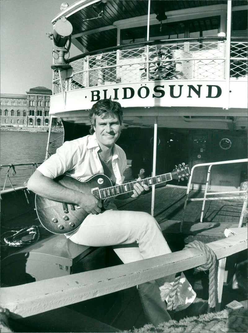 Rolf Wikstrom, Musician, bluesman - Vintage Photograph