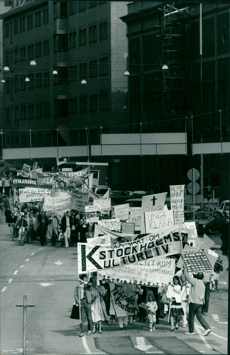 Stockholm Demonstrations - Vintage Photograph