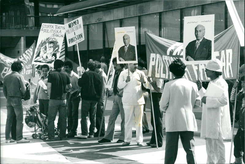 Pakistan Demonstration - Vintage Photograph