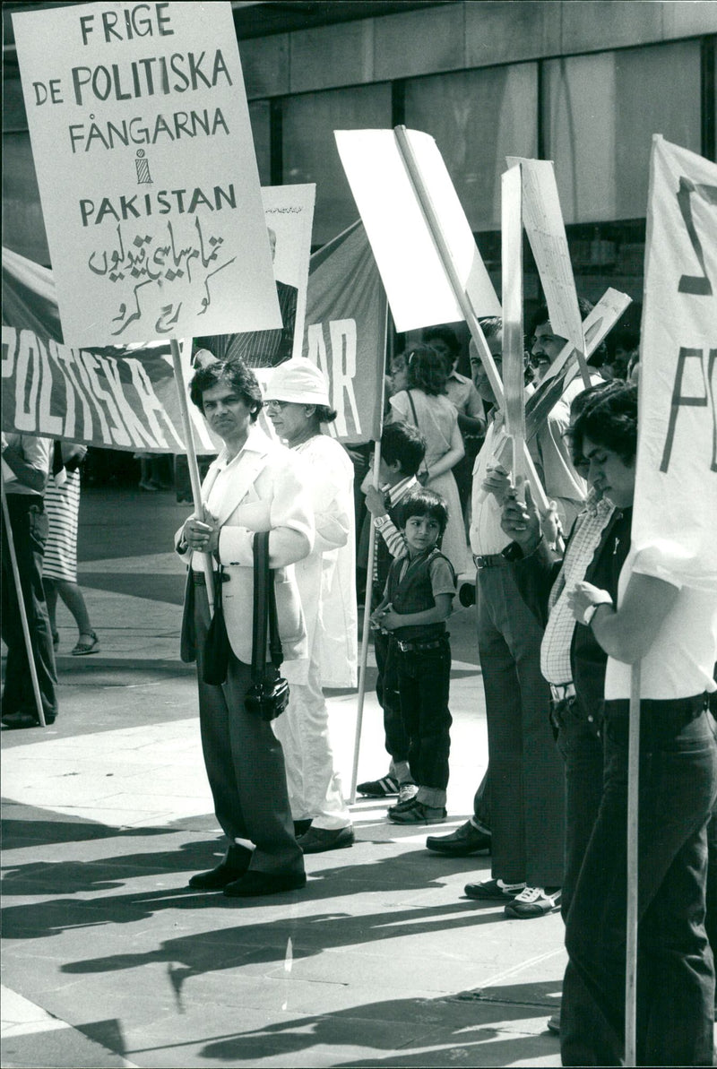 Pakistan Demonstration - Vintage Photograph