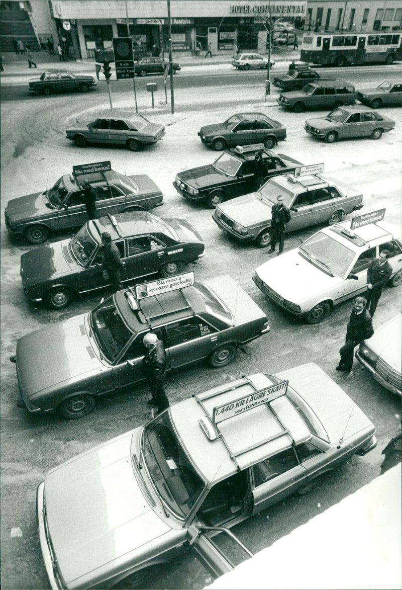 February demonstrations - Vintage Photograph