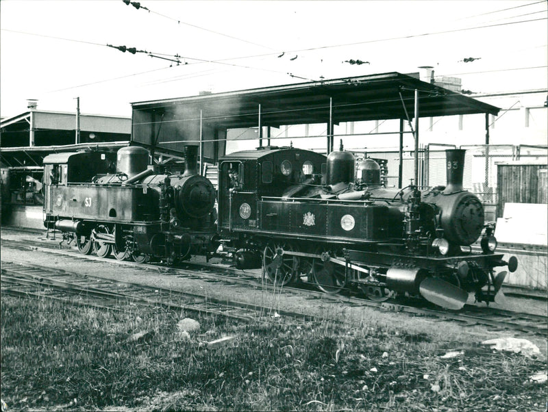 Steam Locomotive - Vintage Photograph