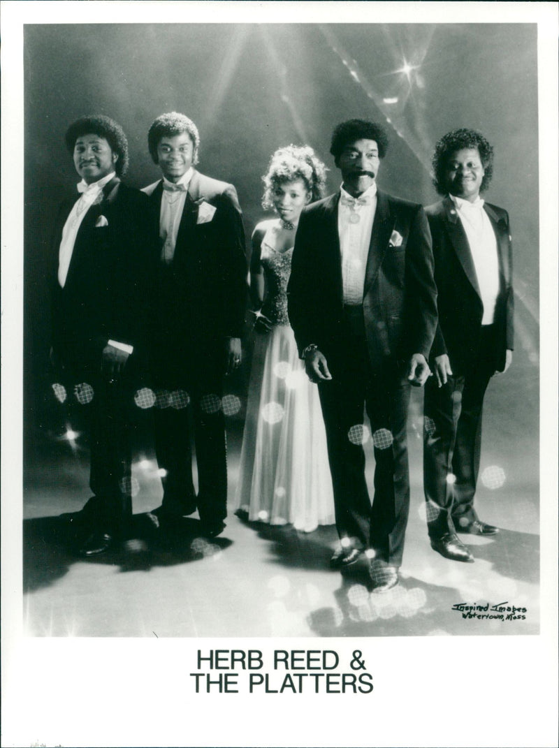 Herb Reed and The Platters - Vintage Photograph