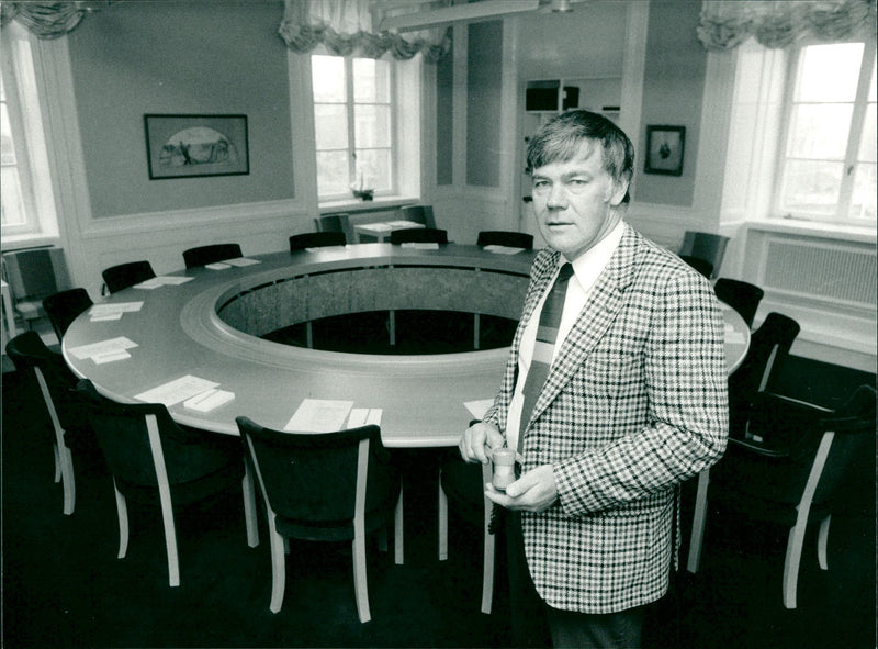 Karl Erik Olsson, politician - Vintage Photograph