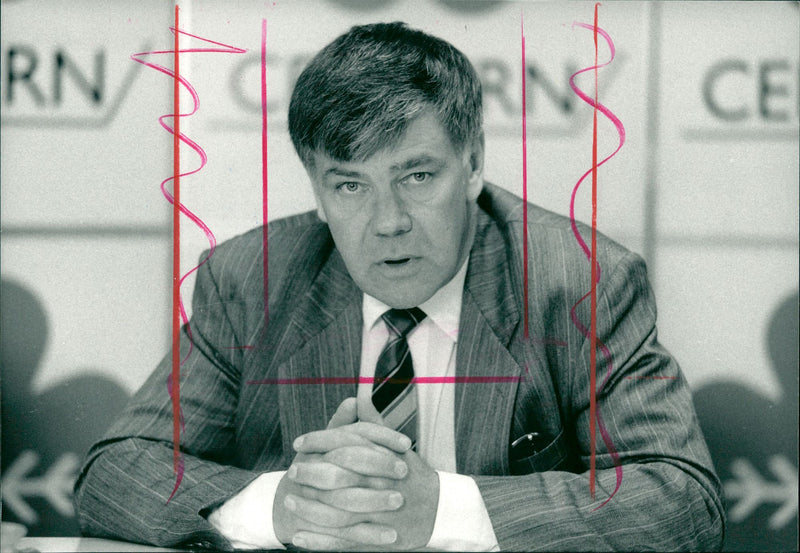 Karl Erik Olsson, politician - Vintage Photograph