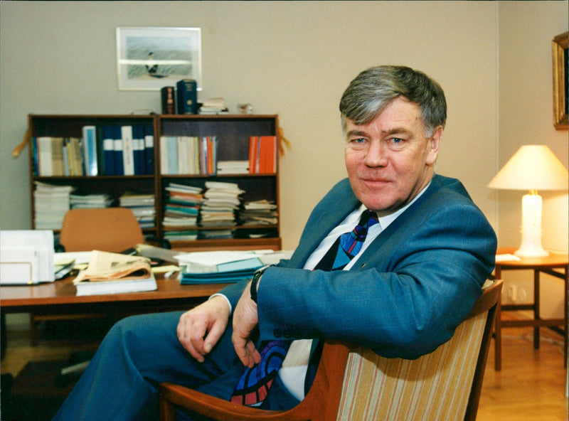 Karl Erik Olsson, politician - Vintage Photograph