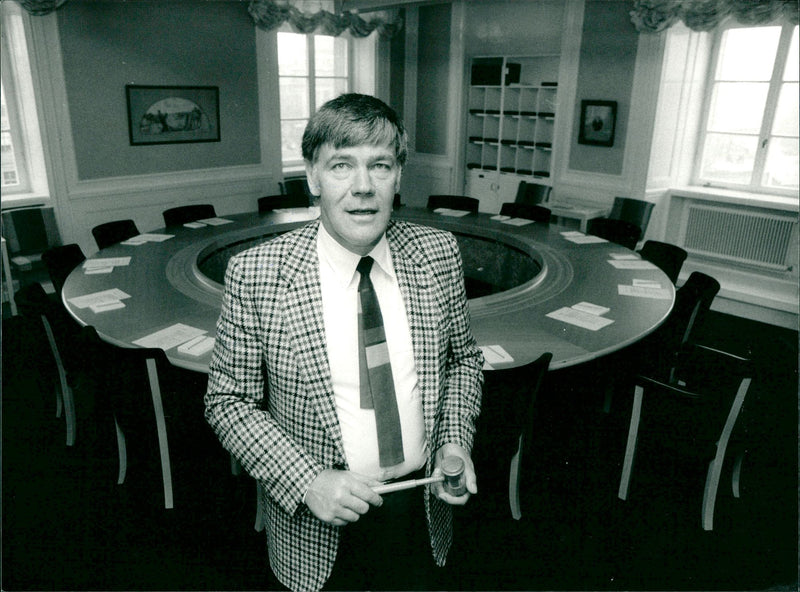 Karl Erik Olsson, politician - Vintage Photograph