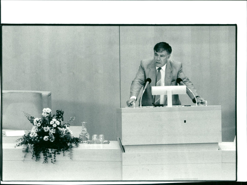 Karl Erik Olsson, politician - Vintage Photograph