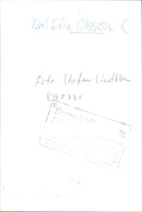 Karl Erik Olsson, politician - Vintage Photograph