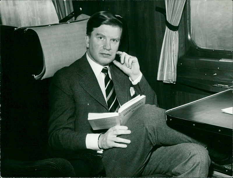 Swedish writer Jan-Olof "Jolo" Olsson - Vintage Photograph