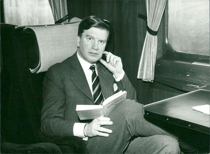 Swedish writer Jan-Olof "Jolo" Olsson - Vintage Photograph