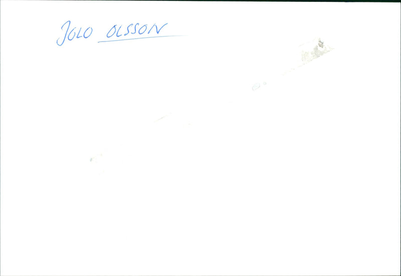 Swedish writer Jan-Olof "Jolo" Olsson - Vintage Photograph