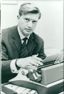 Swedish writer Jan-Olof "Jolo" Olsson - Vintage Photograph