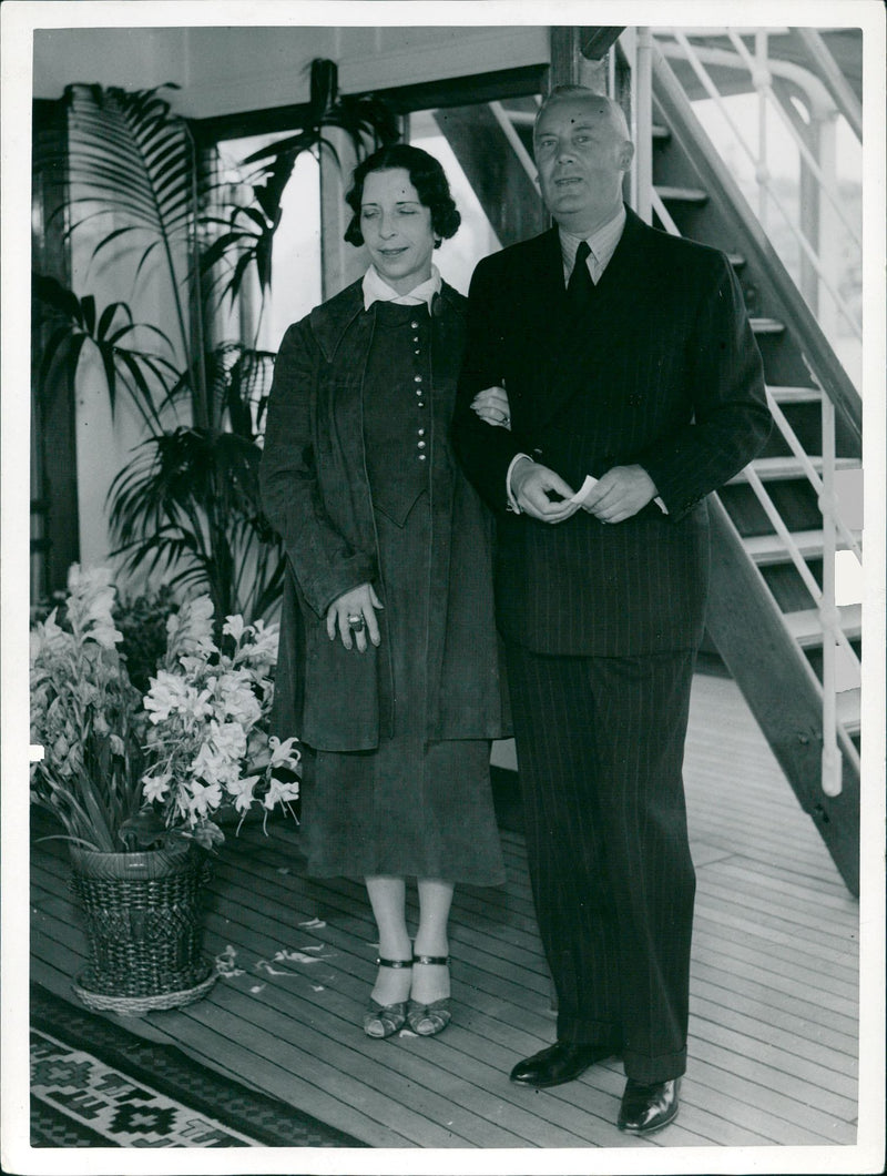 Mr and Mrs Axel Wenner-Gren - Vintage Photograph