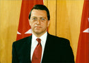 Mesut Yilmaz, Turkish politician - Vintage Photograph