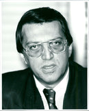 Mesut Yilmaz, Turkish politician - Vintage Photograph