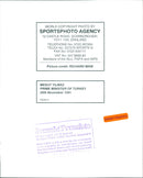 Mesut Yilmaz, Turkish politician - Vintage Photograph