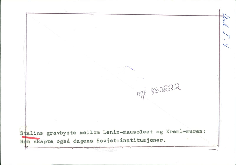 Soviet politician Josef Stalin - Vintage Photograph