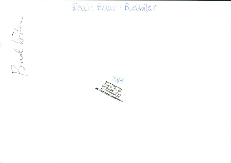 Delivery cars - Vintage Photograph