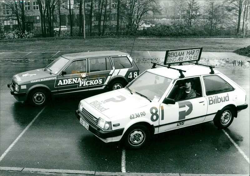 Delivery cars - Vintage Photograph