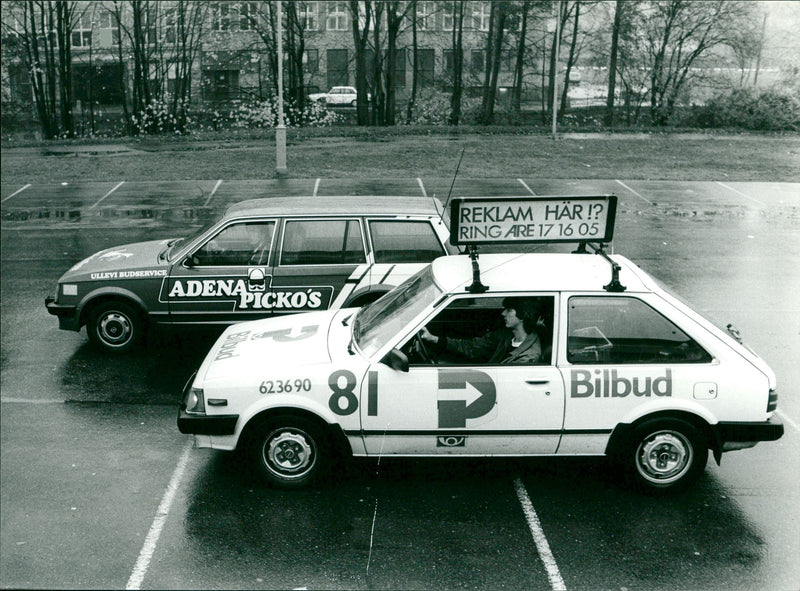 Delivery cars - Vintage Photograph