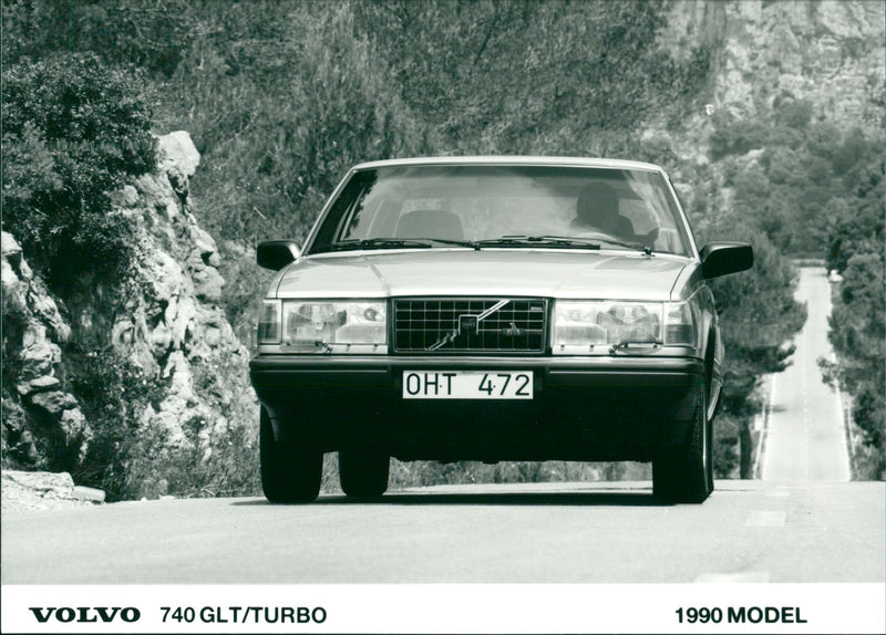 Volvo 740 GLT / TURBO 1990 model - Vintage Photograph