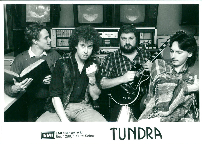 Tundra, a music group from Lund - Vintage Photograph