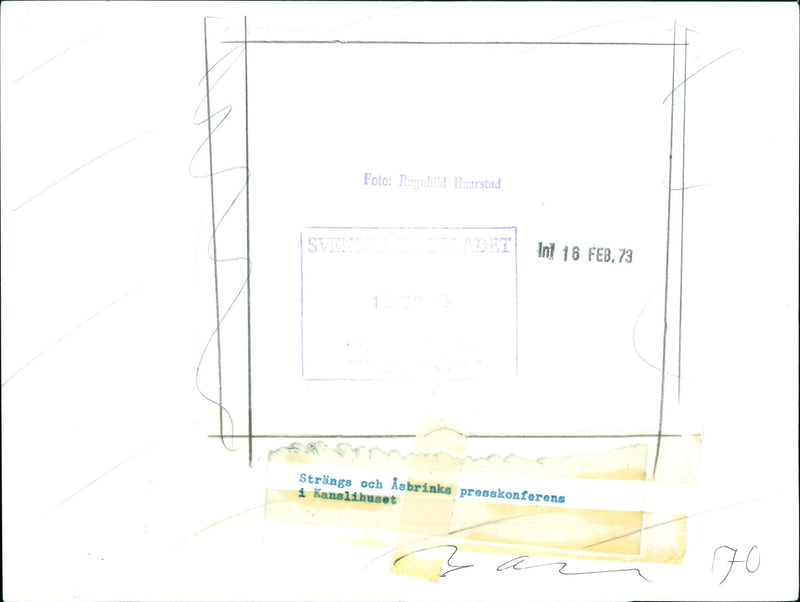 Politician Gunnar Strang - Vintage Photograph