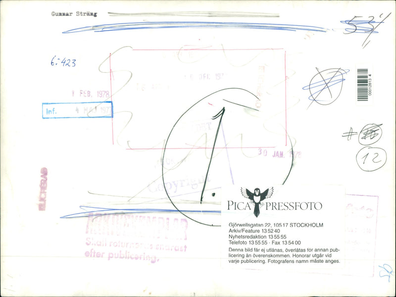 Politician Gunnar Strang - Vintage Photograph