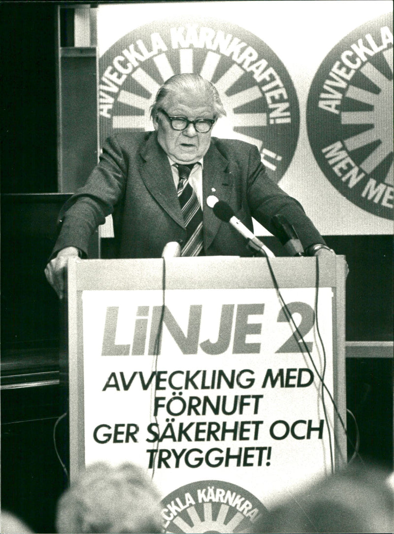 Politician Gunnar Strang - Vintage Photograph