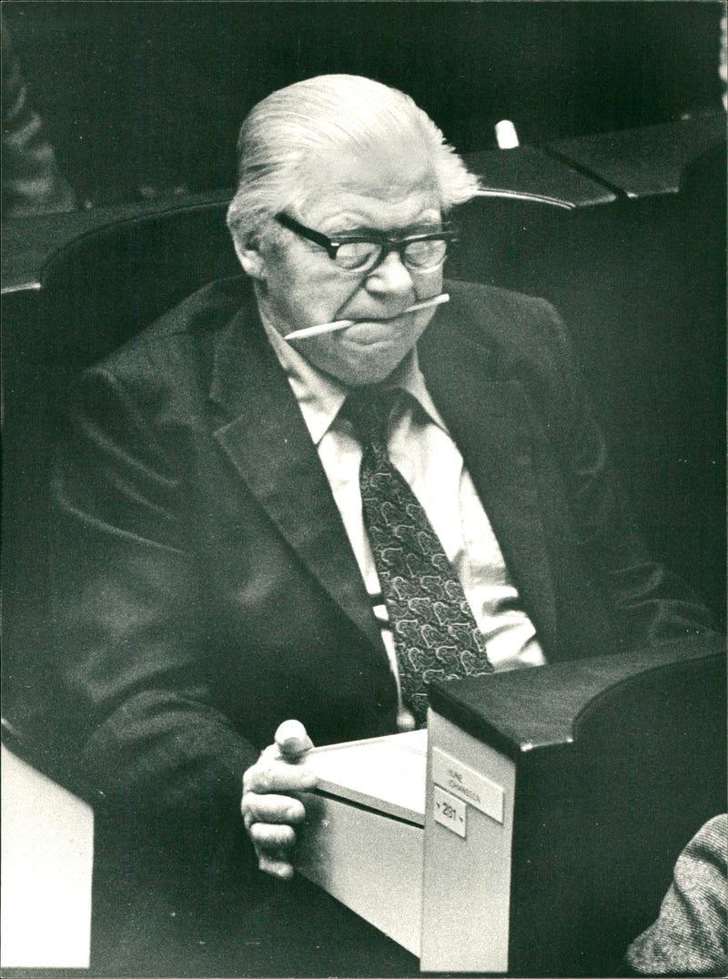 Politician Gunnar Strang - Vintage Photograph