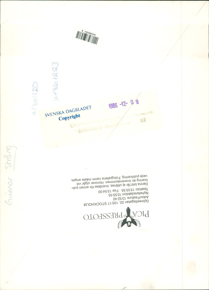 Politician Gunnar Strang - Vintage Photograph