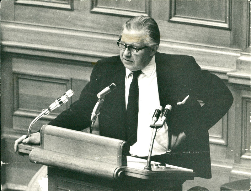 Politician Gunnar Strang - Vintage Photograph