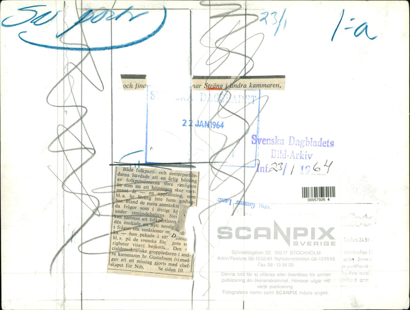 Politician Gunnar Strang - Vintage Photograph