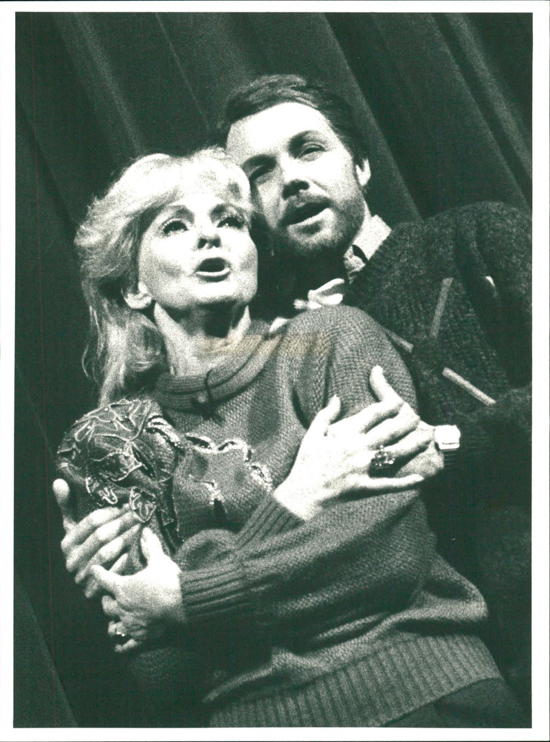 Ing-Britt Stiber and Björn Forsberg in "Dollar Prinsessan" - Vintage Photograph