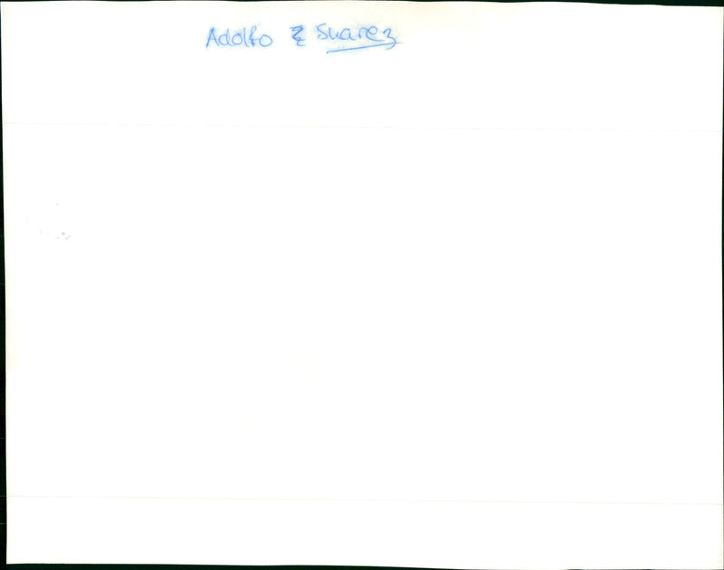 Adolfo Suárez, Spanish politician - Vintage Photograph